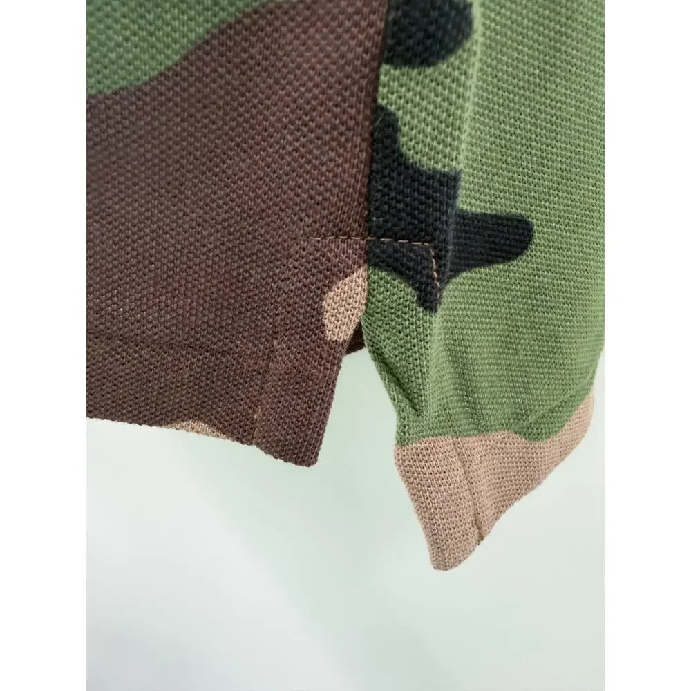 Polo Ralph Lauren Classic Cotton Collared Lightweight Camo Polo Size Small NWT